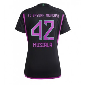 Bayern Munich Jamal Musiala #42 Replika Udebanetrøje Dame 2023-24 Kortærmet